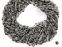 Black Rutile Micro Faceted Rondelle Beads, (BRUTL-2.5FRNDL)